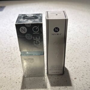 Combo Age IQ Day and New Packaging Night Cream Neora 30ml Skin Care Moisturizing